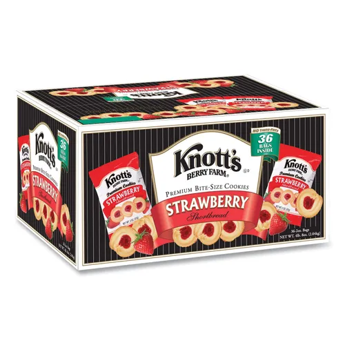 Premium Berry Jam Shortbread Cookies, Strawberry, 2 oz, 36/Carton Questions & Answers