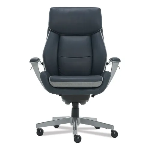 Alton Executive Chair, Supports Up to 275 lb, Steel Blue Seat/Back, Light Gray Base Questions & Answers