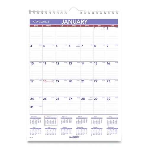 Monthly Wall Calendar with Ruled Daily Blocks, 8 x 11, White Sheets, 12-Month (Jan to Dec): 2025 Questions & Answers