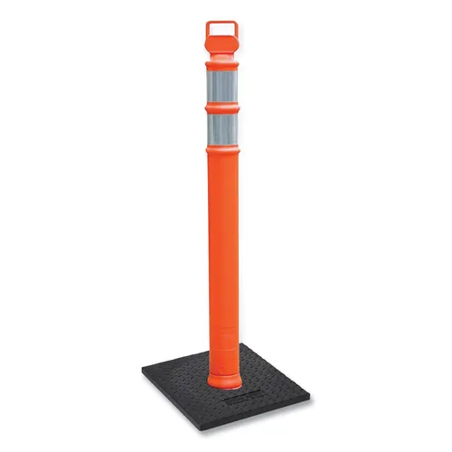 EZ GRAB Delineator Post, HDPE, 45"h, Orange Questions & Answers