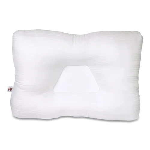 Mid-Core Cervical Pillow. Standard, 22 x 4 x 15, Firm, White Questions & Answers