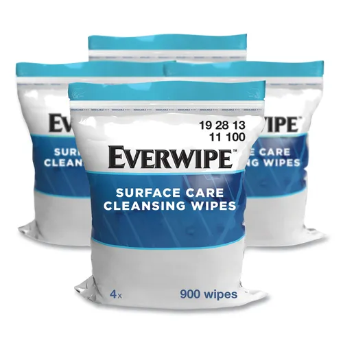 Cleaning and Deodorizing Wipes, 1-Ply, 8 x 6, Citrus, White, 900/Bag, 4 Bags/Carton Questions & Answers