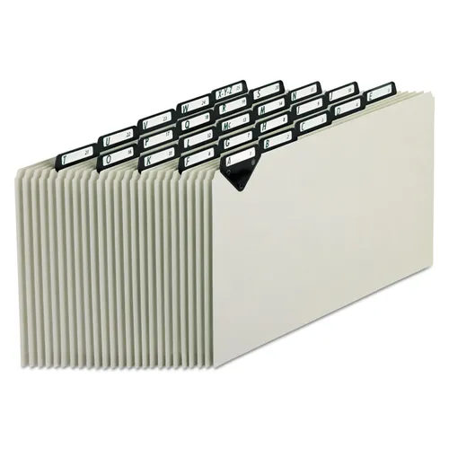 Steel Top Tab A-Z File Guides, 1/5-Cut Top Tab, A to Z, 8.5 x 14, Gray, 25/Set Questions & Answers