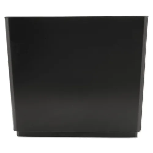 Designer 2 Wastebasket, Rectangular, Plastic, 6.5gal, Black Questions & Answers