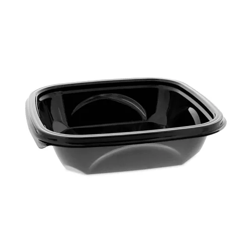 EarthChoice Square Recycled Bowl, 24 oz, 7 x 7 x 1.52, Black, Plastic, 300/Carton Questions & Answers