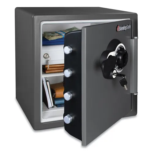 Fire/Waterproof 1.23 Cu Ft Combination with Key Safe, 16.3 x 19.3 x 17.8, Black Questions & Answers