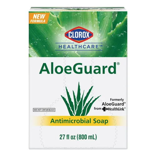 AloeGuard® Antimicrobial Soap, Aloe Scent, 27 oz Bag, 12/Carton Questions & Answers