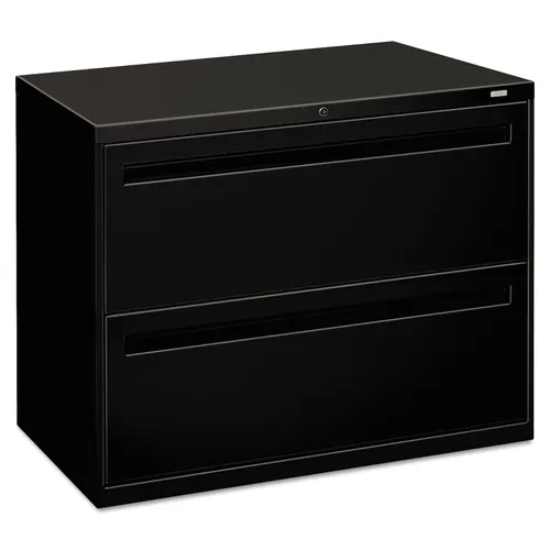 Brigade 700 Series Lateral File, 2 Legal/Letter-Size File Drawers, Black, 36" x 19.25" x 28.38" Questions & Answers