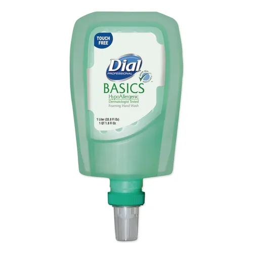 Basics Hypoallergenic Foaming Hand Wash Refill for FIT Touch Free Dispenser, Honeysuckle Scent, 1 L Questions & Answers