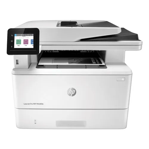 How to setup LaserJet MFP M428-fdn wireless? I dont see an option on touchsreen.