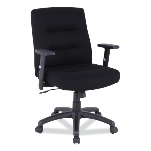 Alera Kesson Series Petite Office Chair, Supports Up to 300 lb, 17.71" to 21.65" Seat Height, Black Questions & Answers