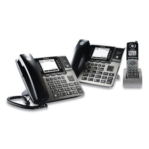 4 Line Phone System Bundle, 1 Deskphone, 1 Cordless Handset Questions & Answers