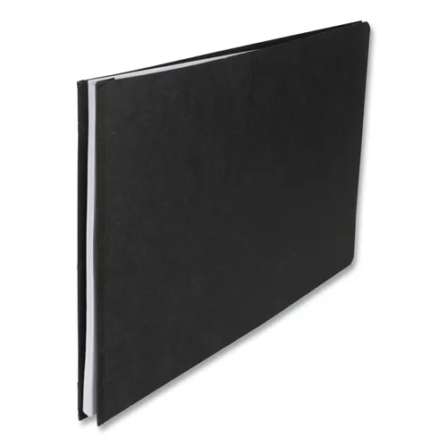 Pressboard Report Cover with Tyvek Reinforced Hinge, Two-Piece Prong Fastener, 3" Capacity, 11 x 17, Black/Black Questions & Answers