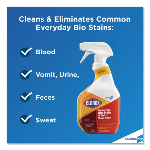 Disinfecting Bio Stain and Odor Remover, Fragranced, 32 oz Pull-Top Bottle, 6/CT Questions & Answers