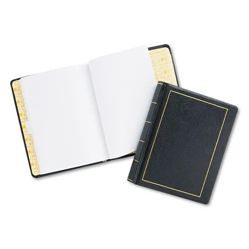 Looseleaf Corporation Minute Book, 1-Subject, Unruled, Black/Gold Cover, (250) 11 x 8.5 Sheets Questions & Answers