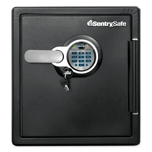 Fire-Safe with Biometric and Keypad Access, 1.23 cu ft, 16.3w x 19.3d x 17.8h, Black Questions & Answers