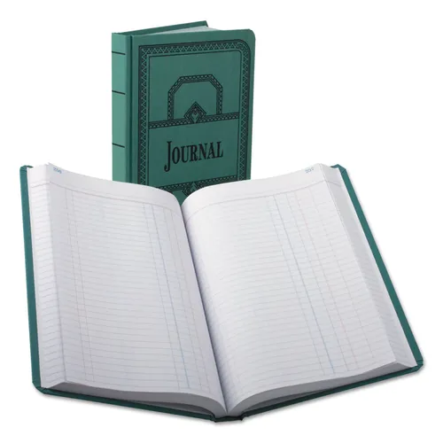 Account Journal, Journal-Style Rule, Blue Cover, 11.75 x 7.25 Sheets, 500 Sheets/Book Questions & Answers