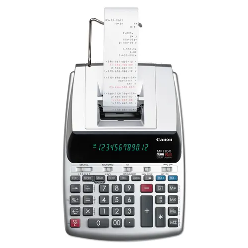 MP11DX-2 Printing Calculator, Black/Red Print, 3.7 Lines/Sec Questions & Answers