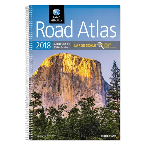 Large Scale Road Atlas, Spiral, 264 Pages, 2018 Edition Questions & Answers