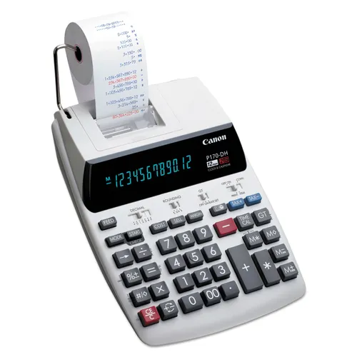 P170-DH-3 Printing Calculator, Black/Red Print, 2.3 Lines/Sec Questions & Answers