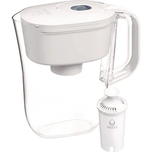 Small 6-Cup Water Filter Pitcher with 1 Standard Filter, Bright White/Clear Questions & Answers