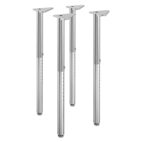 Build Adjustable Post Legs, 22" to 34" High, Platinum, 4/Pack Questions & Answers