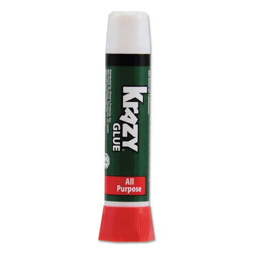 All Purpose Krazy Glue, 0.07 oz, Dries Clear, 2/Pack Questions & Answers