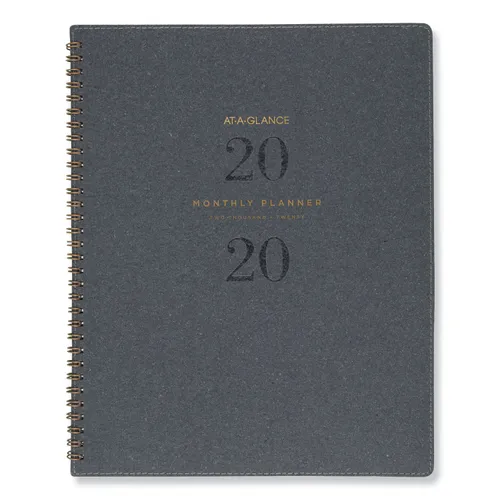 Signature Collection Heather Gray Planner, 11 x 8.5, 2021-2022 Questions & Answers