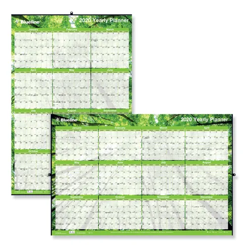 Yearly Laminated Wall Calendar, Nature Photography, 36 x 24, White/Green Sheets, 12-Month (Jan to Dec): 2022 Questions & Answers