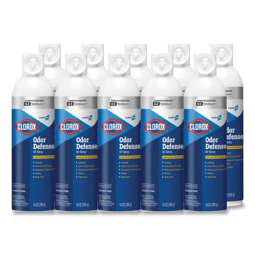 Commercial Solutions Odor Defense, Clean Air, 14 oz Aerosol Spray, 12/Carton Questions & Answers