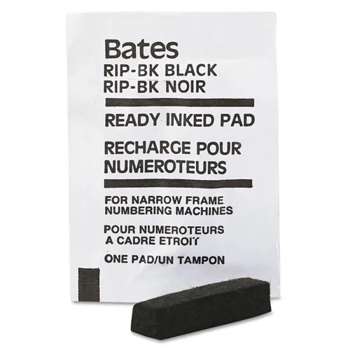 Ready-Inked Pad for Multiple/Lever Movement Numbering Machine, Black Questions & Answers