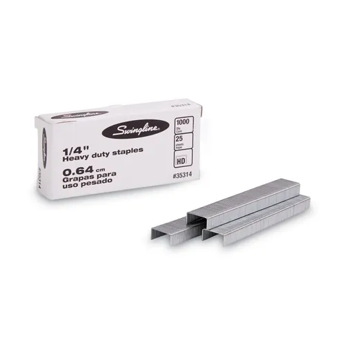 S.F. 13 Heavy-Duty Staples, 0.25" Leg, 0.5" Crown, Steel, 1,000/Box Questions & Answers