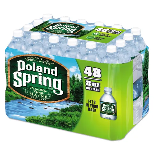 Natural Spring Water, 8 oz Bottle, 48 Bottles/Carton Questions & Answers