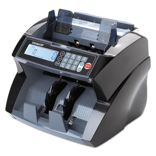 4850 Bill Counter with Counterfeit Detection, 1,900 Bills/min, 12 x 14 x 9.63, Black Questions & Answers