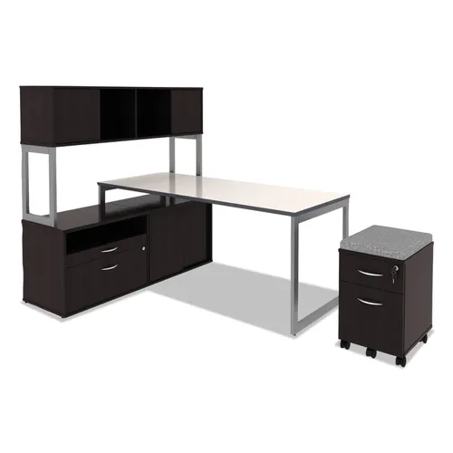 Alera Open Office Desk Series Adjustable O-Leg Desk Base, 47.25 to 70.78w x 23.63d x 28.5h, Silver Questions & Answers