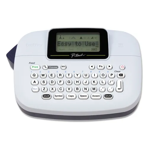 PT-M95 Handy Label Maker, 2 Lines, 4.5 x 6.13 x 2.5 Questions & Answers