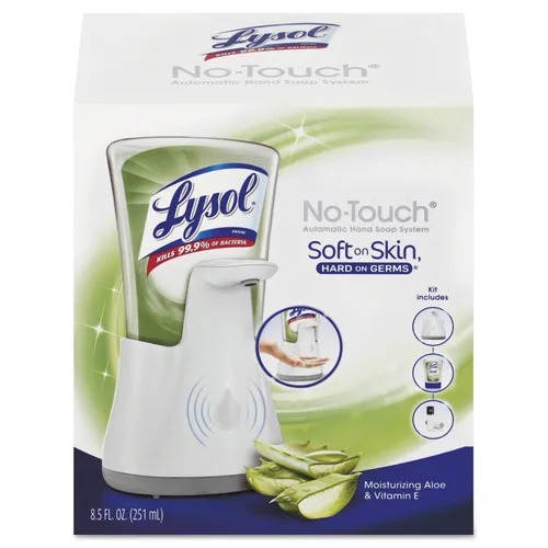 No-Touch Hand Soap System, 8.5oz, White, Aloe, 4/Carton Questions & Answers