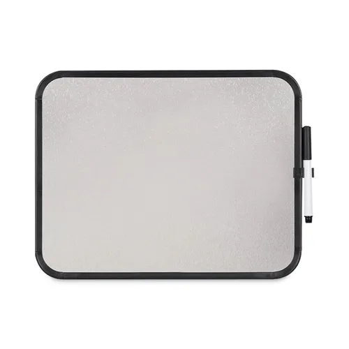 Magnetic Dry Erase Board, 11 x 14, White Surface, Black Plastic Frame Questions & Answers