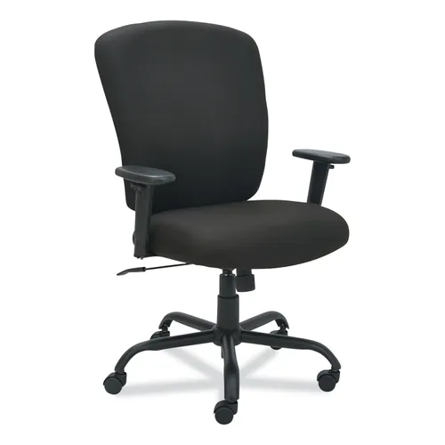 Alera Mota Series Big and Tall Chair, Supports Up to 450 lb, 19.68" to 23.22" Seat Height, Black Questions & Answers