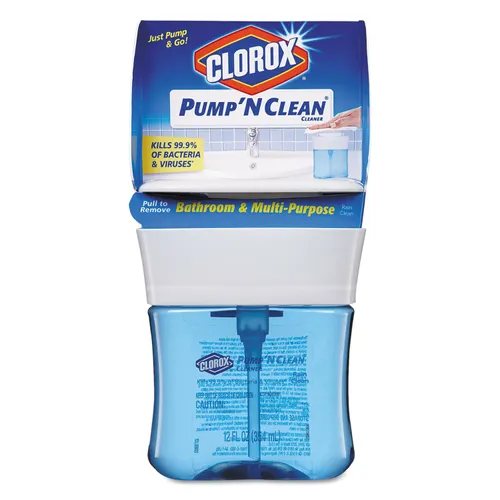 Pump 'N Clean Bathroom & Multi-Purpose Cleaner, Rain Clean, 12 oz Pump, 6/CT Questions & Answers