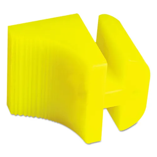 Silicone Door Stop, 3 x 1/4, Neon Yellow Questions & Answers