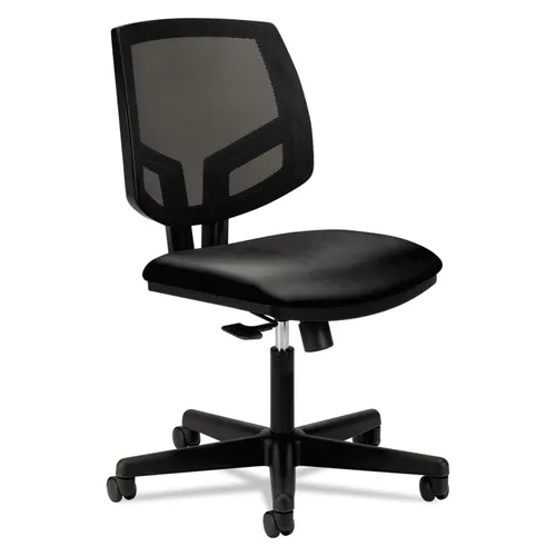 Volt Series Mesh Back Leather Task Chair, Supports Up to 250 lb, 18.25" to 22" Seat Height, Black Questions & Answers