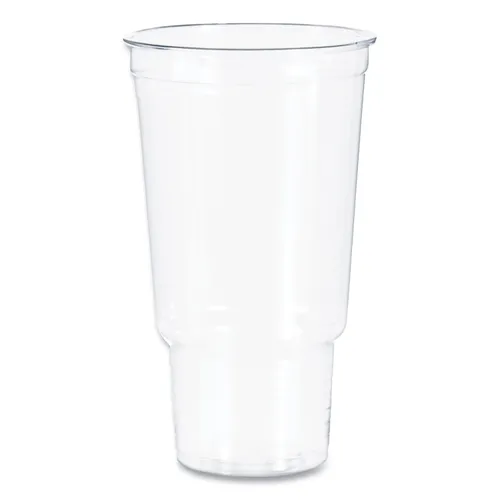 Ultra Clear Pedestal PET Cups, 32 oz, Clear, 25/Bag, 20 Bags/Carton Questions & Answers