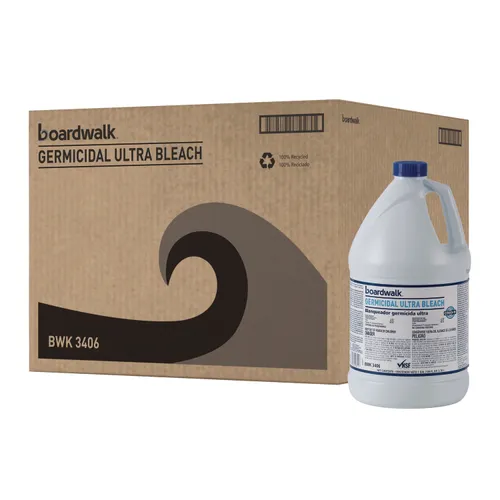 Germicidal Ultra Bleach, 6% Sodium Hypochlorite, 1 gal Bottle, 6/Carton Questions & Answers