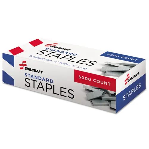 7510002729662, SKILCRAFT Staples, 0.5" Crown, Steel, 5,000/Box Questions & Answers