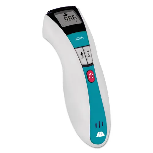 RediScan Infrared Thermometer w/Digital Readout, White/Blue, 50F–122F Questions & Answers