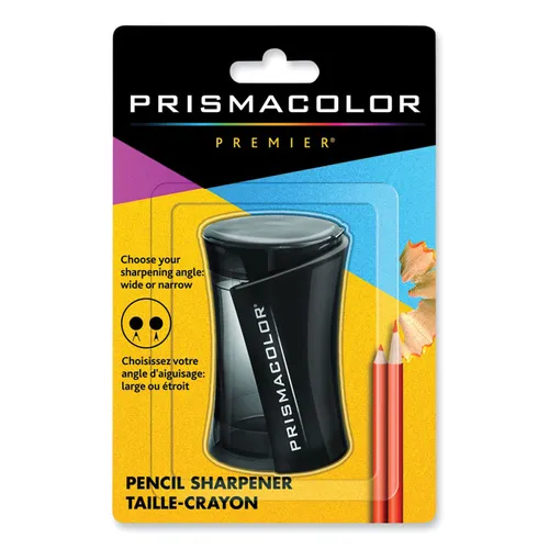 Premier Pencil Sharpener, 3.63 x 1.63 x 5.5, Black Questions & Answers