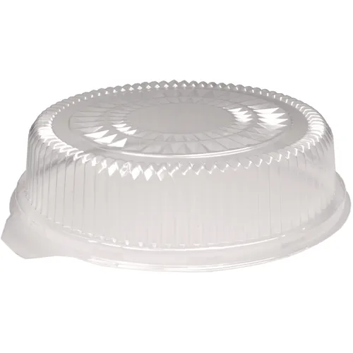 Plastic Dome Lids, Embossed, Fits 4012/4013, 12" Diameter, 25/Carton Questions & Answers