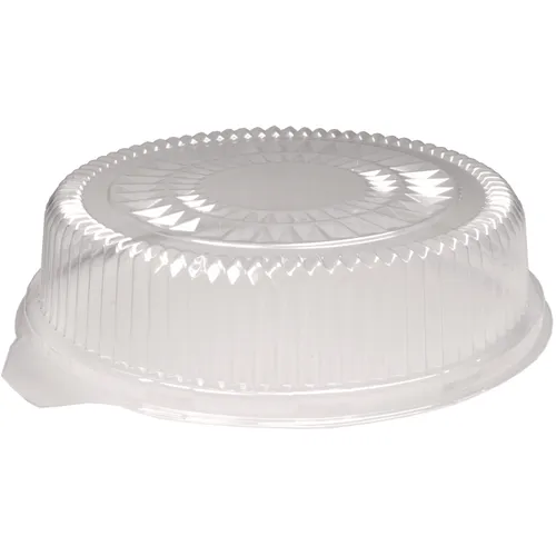 Plastic Dome Lids, Embossed, Fits 4012/4013, 12" Diameter, Clear, 25/Carton Questions & Answers