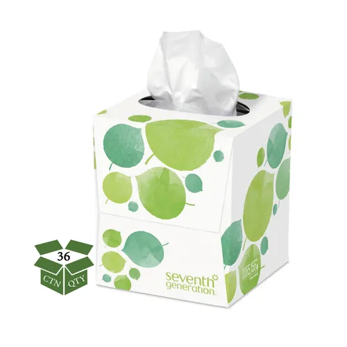 100% Recycled Facial Tissue, 2-Ply, 85 Sheets/Box, 36 Boxes/Carton Questions & Answers